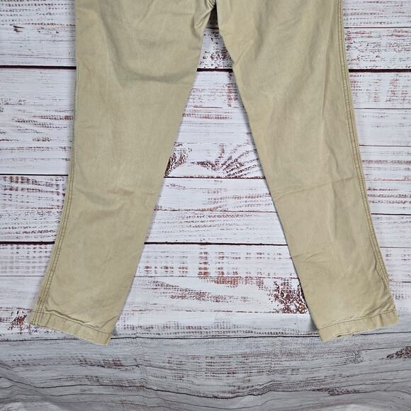 Abercrombie & Fitch Men's Chino Tan Khaki Pants 28 Cotton Neutral Earthy Casual - Picture 6 of 12